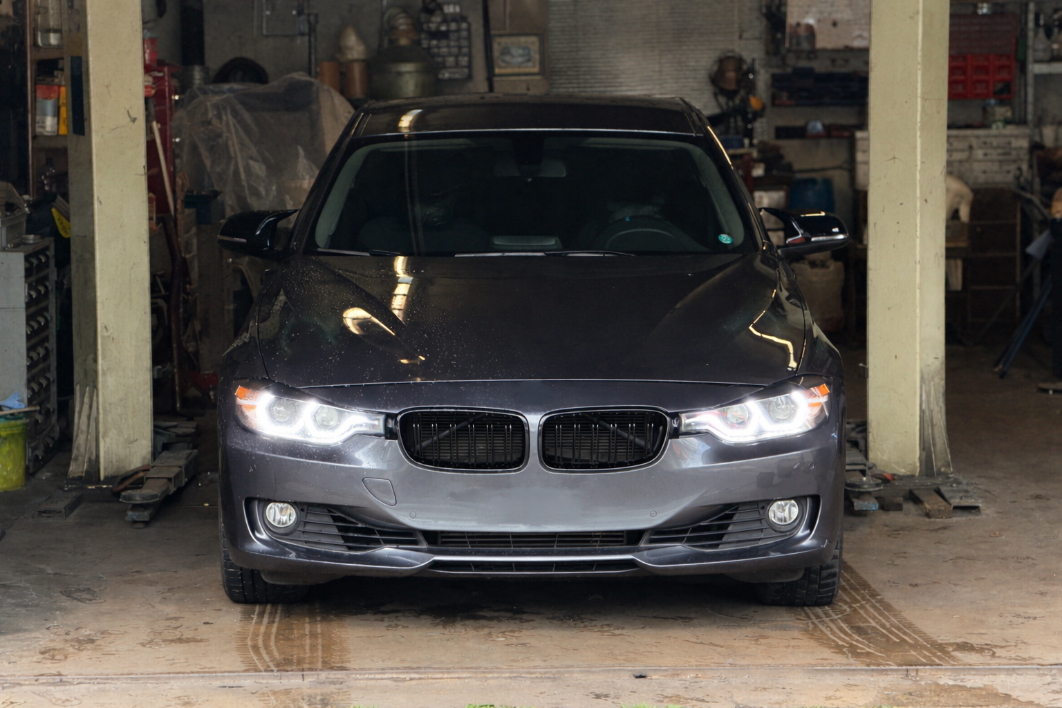 BMW in der Werkstatt